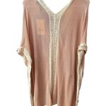 ZARA  Pink Knitwear Oversized Tunic Coverup Sweater Photo 10