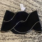 AREA Embellished Twist Mini Wool Skirt size US 4 Photo 2