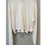 Lauren Moshi Spalding Hello Moshi Pullover In Milk Size Large Photo 4