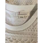 Anthropologie Sleeveless Ivory Textured Kit Mini Bodycon Pullover Dress XS Photo 6