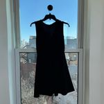 Planet Gold ⟡ black sleeveless wrap-style mini dress in size M ⟡ Photo 5