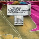 Shanghai Tang Blue Red High Low Shirt Size XL Photo 4