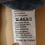 Jeans High Waist Distressed Denim Shorts S Festival Summer Boho Classic Rave Blue Photo 10