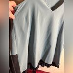 Athleta  NWT Swing Forward pleated tank, size 1X turquoise and black, vneck Photo 8