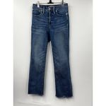 Madewell Women's Cali Demi-Boot Jeans Stretch Sundale Wash Blue Size 27T Photo 2