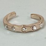 Gold Diamond Adjustable Toe Ring Band Jewelry ✨ Photo 0