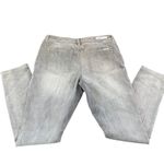 Michael Kors  size 8 jeans silver gray zipper pockets skinny Photo 4