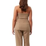 Favorite‎ Daughter Phoebe Bustier Strapless Houndstooth 14 Brown Photo 1