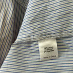 Tuckernuck Callahan Shirt Dress Women's XL Blue Stripe Nautical Preppy Coastal Photo 5