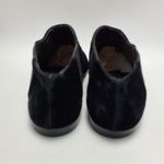 Sergio Rossi Lentini Chelsea Almond Toe Velvet Slip On Flat Shoes Size 37 Black Photo 6