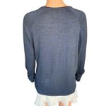 Rag and Bone Size S M L Dk Blue Heather Long Sleeve Sweater Lightweight Oversized Photo 4