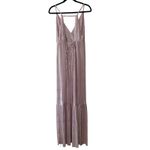 Sabina Musayev Fiona Lilac Metallic Maxi Dress XS Purple Photo 2