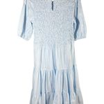 MERLETTE Vallarta Tiered Midi Dress Powder Blue Size XS Photo 2