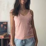 Liz Claiborne  Floral Tank Top V Neck Sleeveless Cottagecore Petite‎ S Photo 1