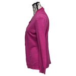 Ralph Lauren Lauren  Black Label Pink Linen Cardigan Women’s M Coquette Cottege Photo 3