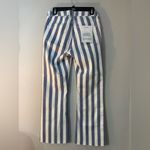 frame denim NWT Frame Le Crop Striped High-Rise Cropped Boot-Cut Jeans Photo 6