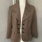 The Limited  Brown Blazer Preppy Dark Academia Fisherman Grandma Classic Normcore Photo 0