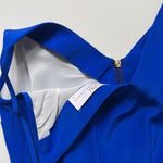 Amanda Uprichard  Silk Wrap skirt Mini Dress Cute loyal Blue Dress Small Photo 8