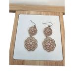 Double drop link and gold toned chandelier style earrings Gold Photo 1
