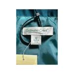 Coldwater Creek Vintage 2-Piece Dress Suit Blazer Jacket Pencil Dress Teal Blue Photo 2