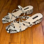 Nine West NWOT Snakeskin Print Heeled Sandals Photo 2