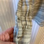 Lou & grey  Gray Stripe Blouse Photo 1