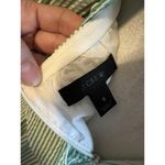 J.Crew  Sz 6 Seersucker Stripped Green Open Tie Back Tank Maxi Dress Preppy Photo 7