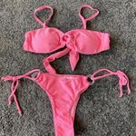 Boutique 2478 pink tie back cheeky bikini swimsuits Photo 4