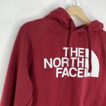 The North Face Burgundy Long Sleeve Pullover Drawcord Hoodie Sweatshirt Womens M Photo 2