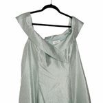 Rickie Freeman Teri Jon Off The Shoulder Jacquard Gown Seafoam Green 18 Photo 3
