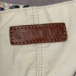 Serena & Lily Hobo Bag - Cream/Tan With Orange Handles Photo 1