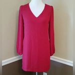 Eight Sixty Deep Red Long Sleeve Cutout Back Tunic Shift Dress  ModCloth Holiday Photo 2