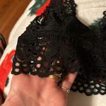 Aerie  Black Lace Halter Bralette Photo 1