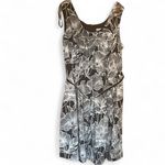 Madison Leigh  Belted Floral Black and White Dress size 18W Photo 1