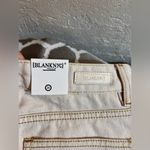 BLANK NYC  Cream High-Waisted Jeans gold thread NWT large back pockets cotton Photo 8