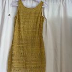 Forever 21 Elegant Gold Lace Dress Photo 1