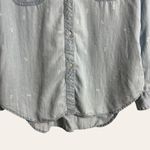 Rails Light Blue Chambray Arrow Long Sleeve Lyocell Button-Up Shirt Size Medium Photo 5