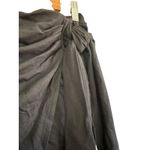 Lulus Black Tie Waist Wrap Mini Skirt Women's Size L Photo 1