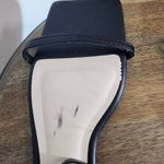 Bamboo  Black Lace-up Sandals with Square Toe Size 10 Photo 4