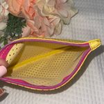 Ipsy Brand New  Perforated Yellow Glam Makeup/pencil Bag W/ Orange Slice Pull Tab Photo 2