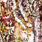 Calvin Klein  Muted Earth Tones‎ Popover Tunic Sheer Size Medium Photo 5