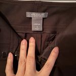 Ann Taylor  Lindsay Dress Pants Womens Sz 4 Chocolate/ Dark Brown Straight Ankle Photo 5