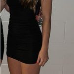 Lucy in the Sky Black  Mini Dress Photo 2
