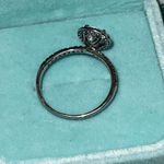 10K W/Gold Quartz Teardrop Halo Ring Gold Photo 9