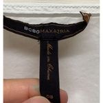 BCBG Max Azria White Dress Size 8 Smocked Ruffle Sleeve‎ Coquette Cottagecore Photo 3