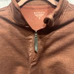 Athleta  Altitude Sweatshirt Top Half Zip Polartec Mahogany Heather Activewear XS Photo 4