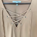 EXPRESS Cropped Tan/brown Top Photo 1