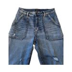 Driftwood  Womans 29 Denim Joggers Ankle Distressed Medium Wash Jeans Photo 3