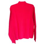 NWT Chic Red Cowl Neck Sweater w/ Cutouts From The Drop Size 2X Photo 4