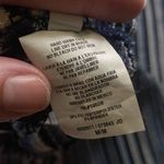 Becca swim women’s blue stripe crochet open leg boho beach pants, size medium Photo 3